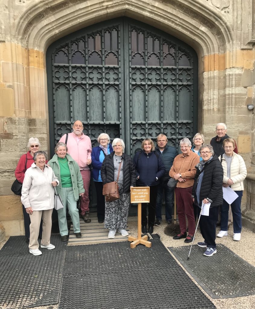 MFHS group outside Coughton Court 9 Oct 2025
