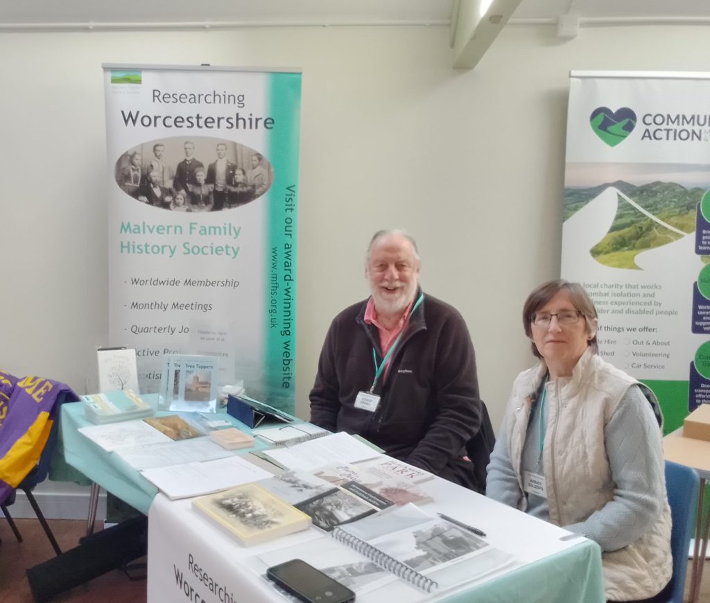 MFHS stand at Guarlford Charity Day Nov 2025