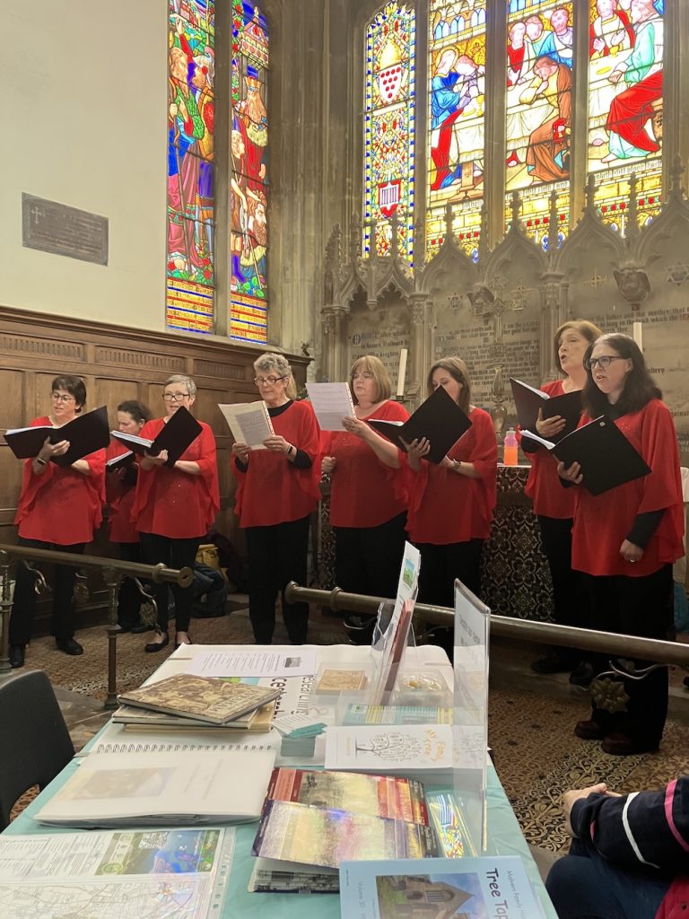 Local choir Vale Connection in performance